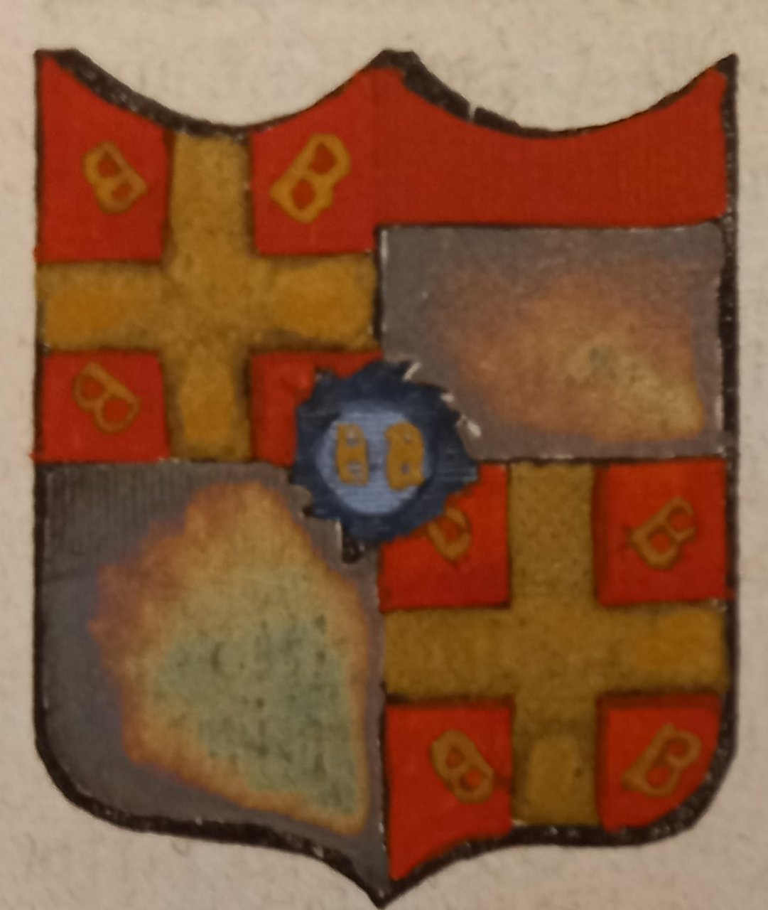 CASALE MONFERRATO (AL). Stemma miniato. 5pagg. di testo. | Immagine principale