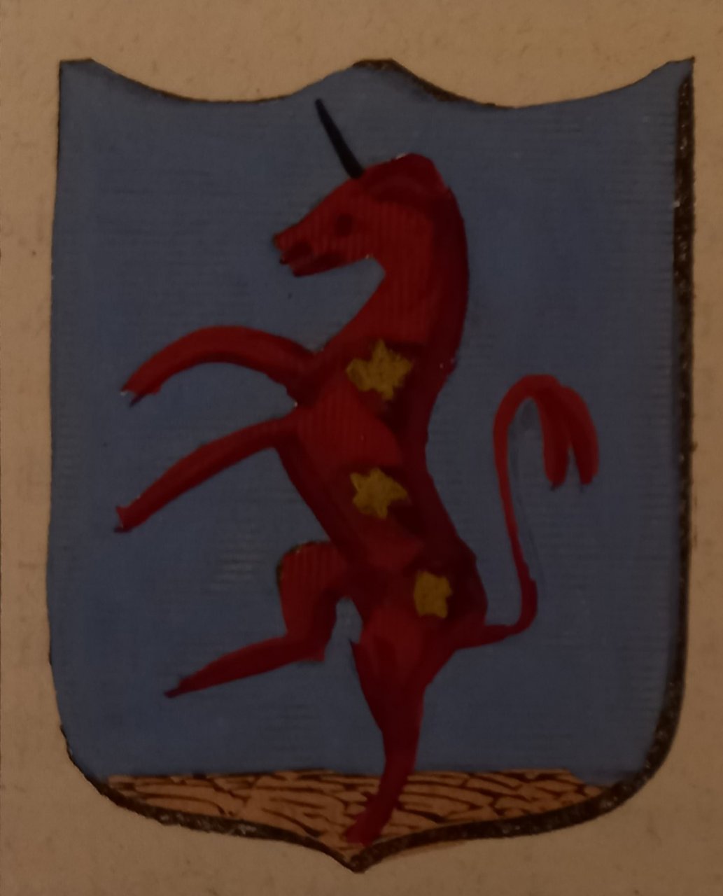 CASSANO ALLO IONIO (CS). Stemma miniato. 2 pagg. di testo.