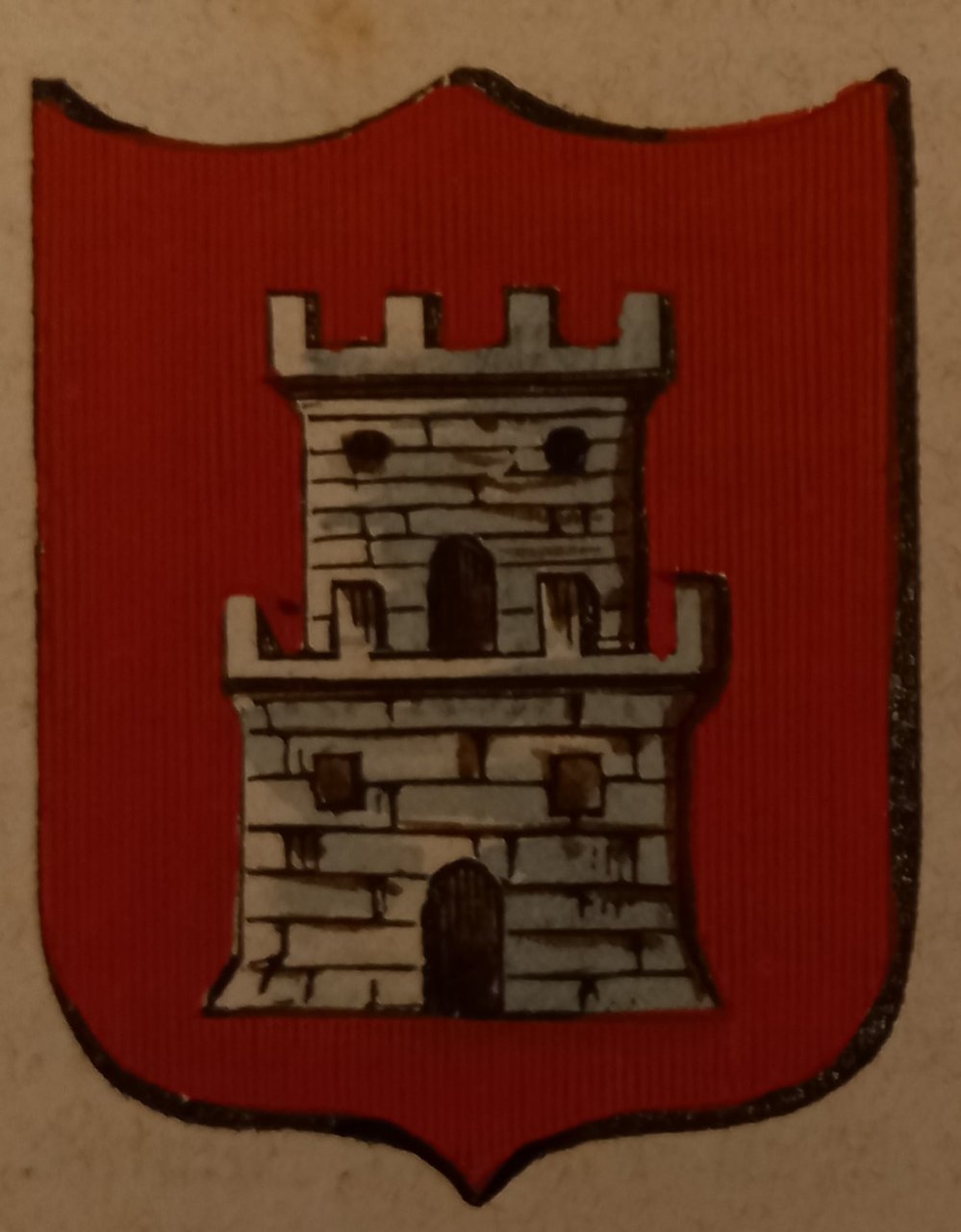 CASTEL DEL PIANO (GR). Stemma miniato. 2 pagg. di testo. | Immagine principale