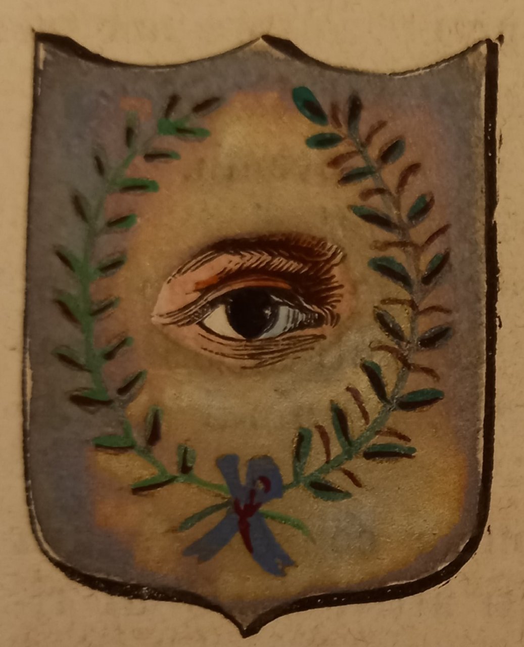 CEPPICI (ISTRIA). Stemma miniato. 1 pag. di testo.