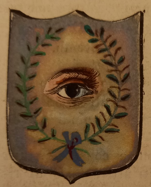 CEPPICI (ISTRIA). Stemma miniato. 1 pag. di testo.