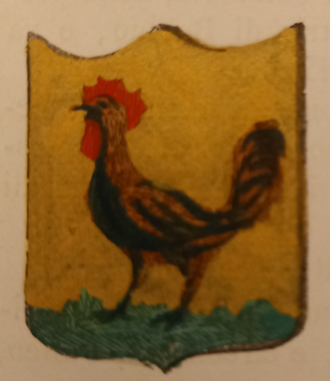 CHIANTI (SI). Stemma miniato. (Il Gallo). 2 pagg. di testo.