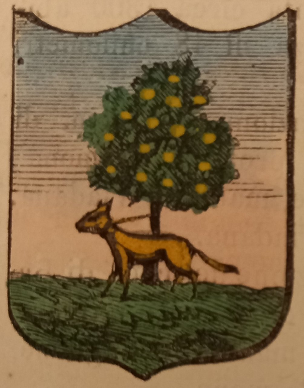 CODOGNO (LO). Stemma miniato. 3 pagg. di testo. | Immagine principale