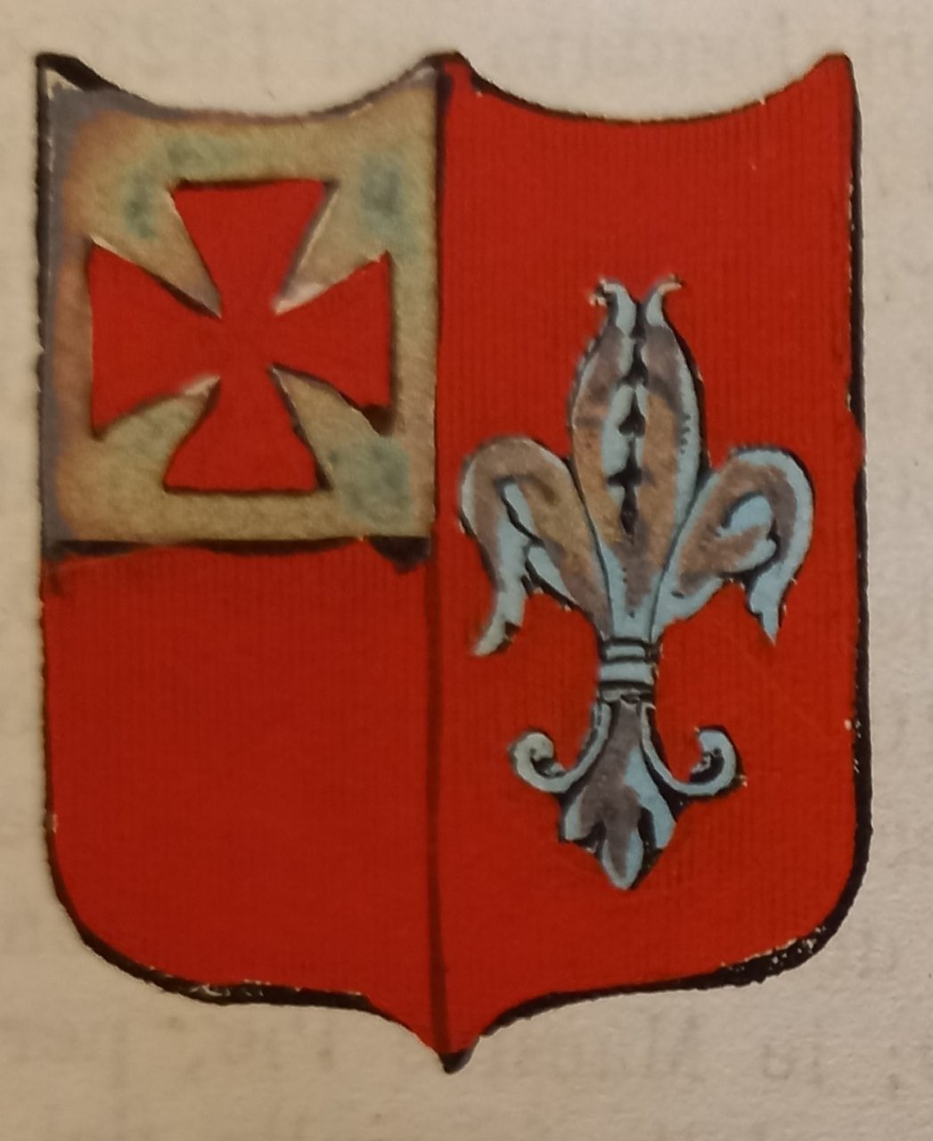 FOLIGNO (PG). Stemma miniato. 6 pagg. di testo. | Immagine principale