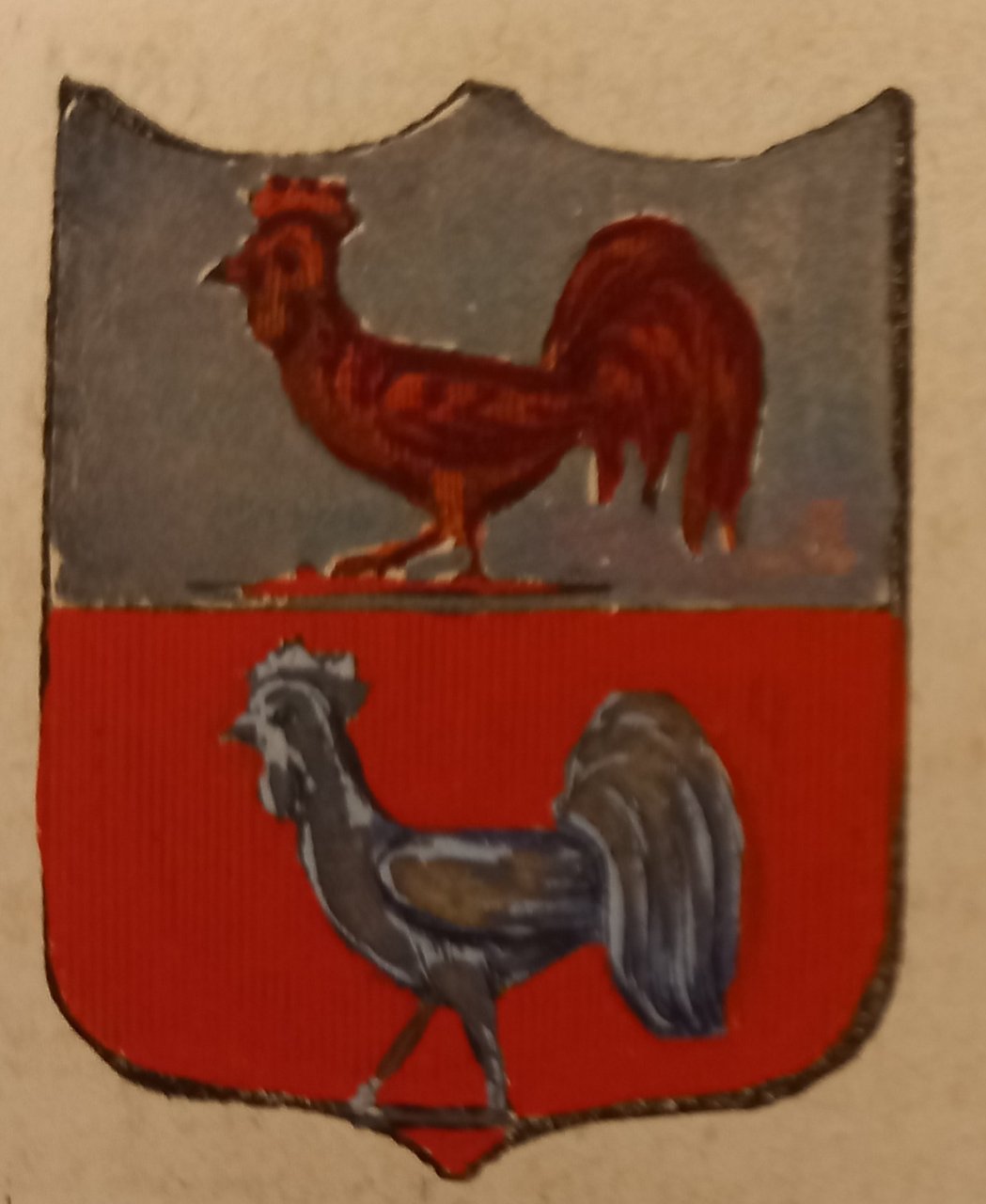 GALLARATE (VA). Stemma miniato. 3 pagg. di testo.