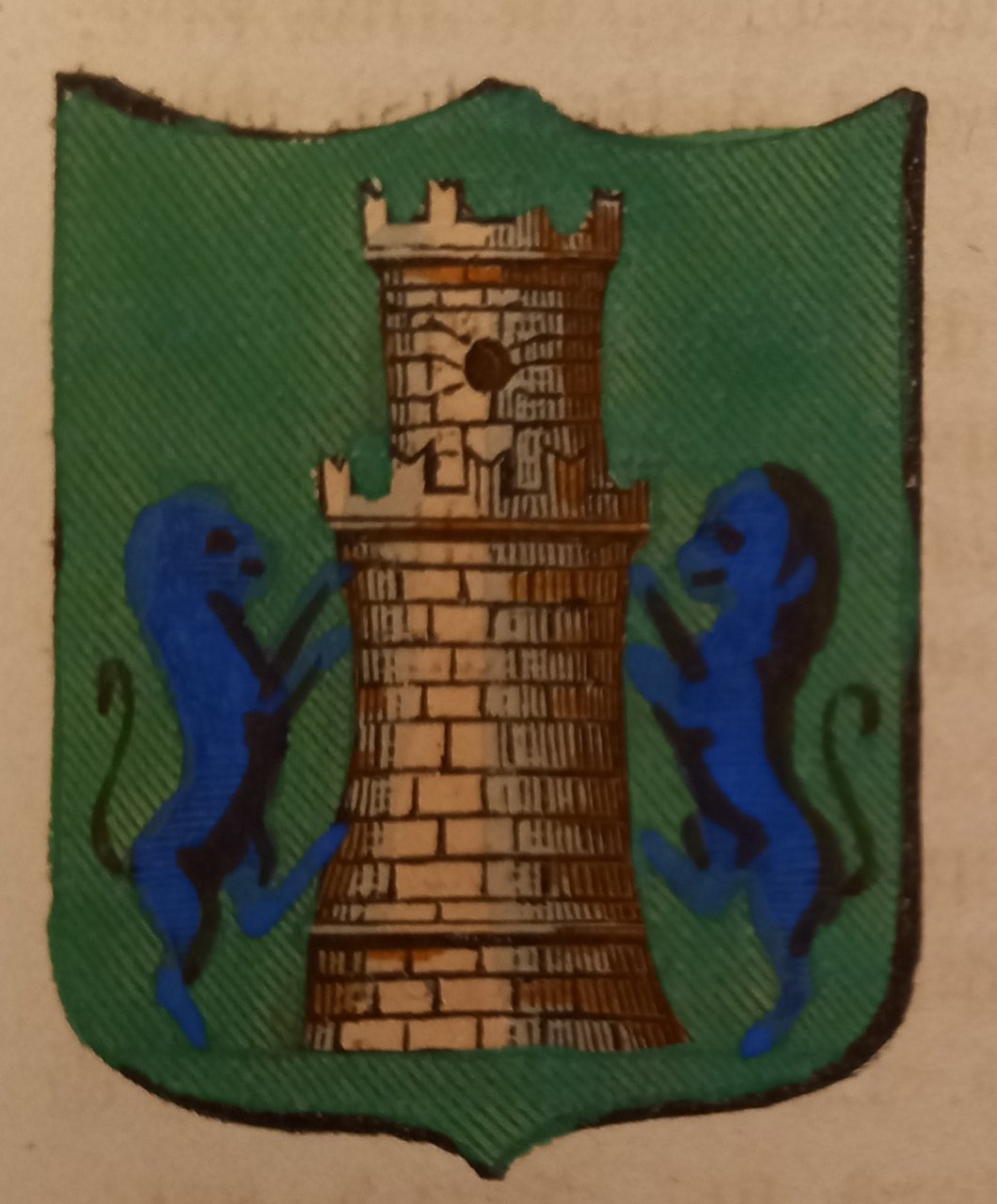 LATISANA (UD). Stemma miniato. 1 pag. di testo. | Immagine principale