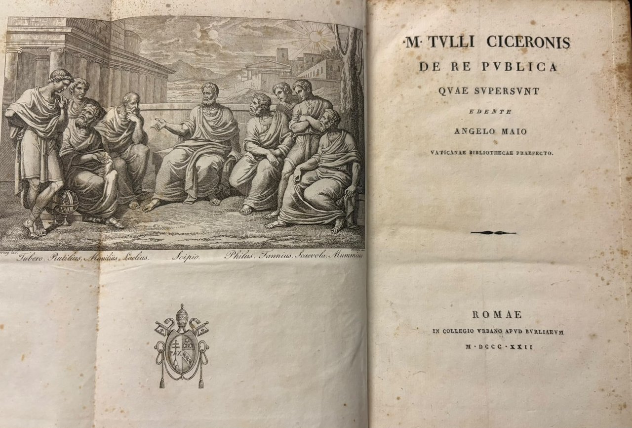 M. Tulli Ciceronis De Re Publica. Quae supersunt. Edende Angelo … | Immagine principale