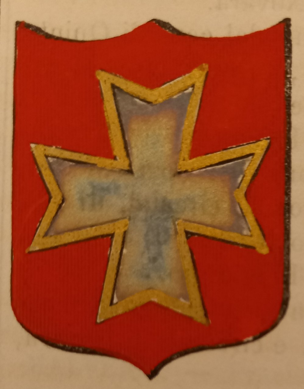 MALTA. Stemma miniato. 4 pagg. di testo.