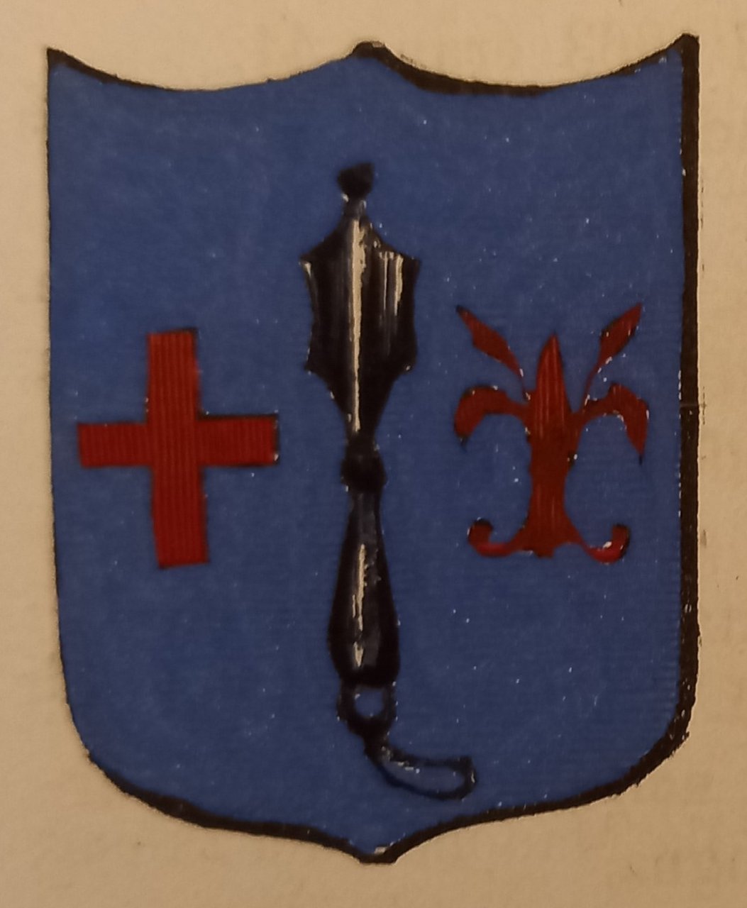 MASSA E COZZILE (PT). Stemma miniato. 1 pag. di testo.