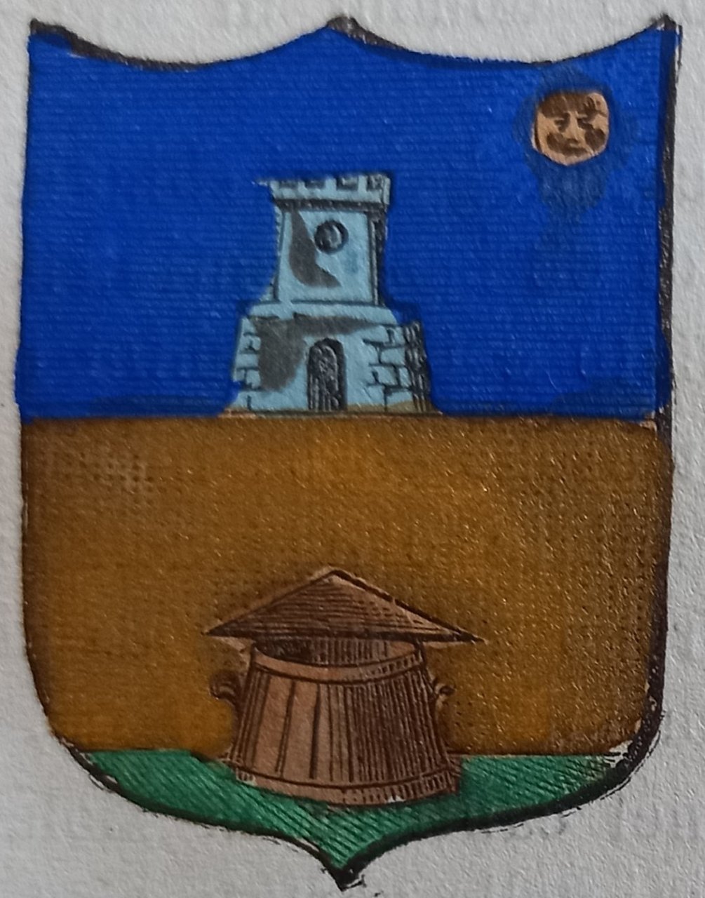 MOIO DELLA CIVITELLA (SA). Stemma miniato. 1 pag. di testo. | Immagine principale