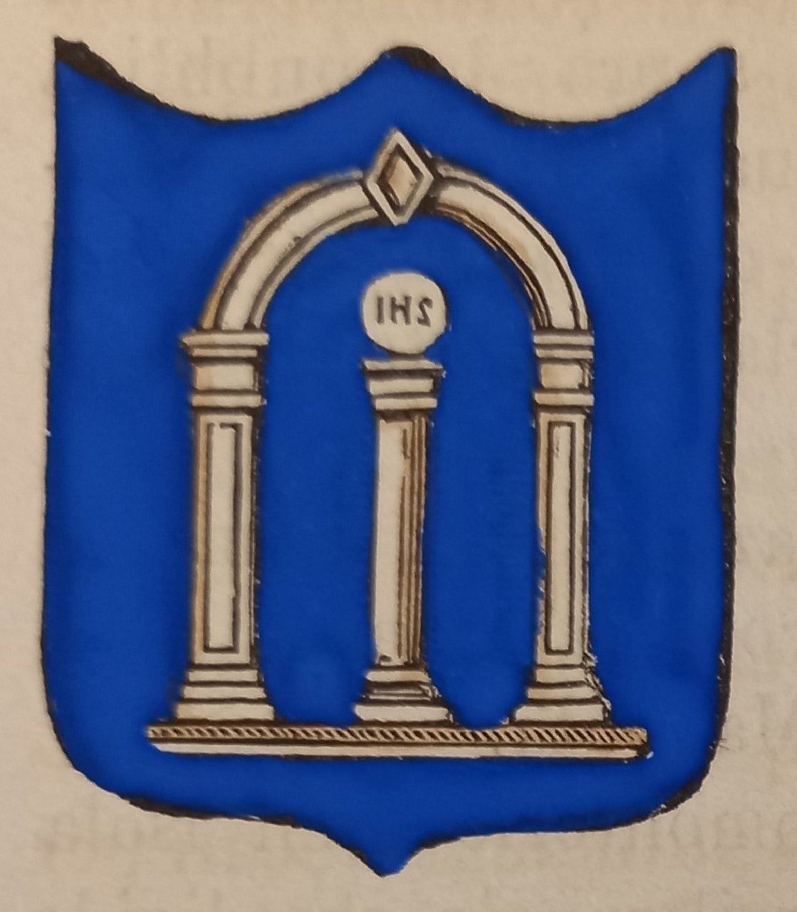 PIETRASANTA (LU). Stemma miniato. 2 pagg. di testo. | Immagine principale