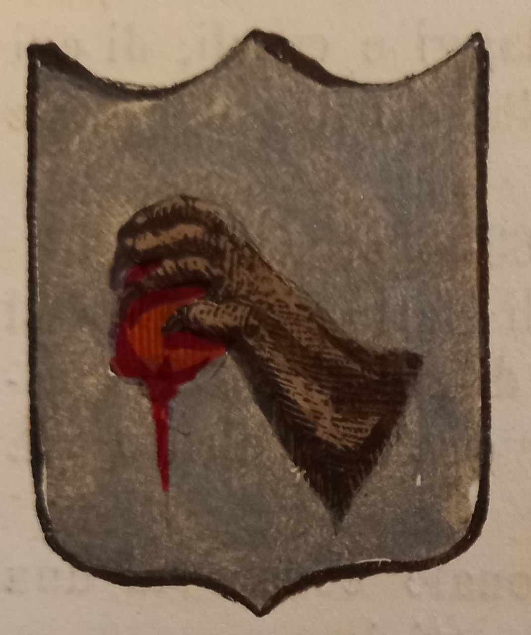 PREMILCUORE (FI). Stemma miniato. 1 pag. di testo. | Immagine principale