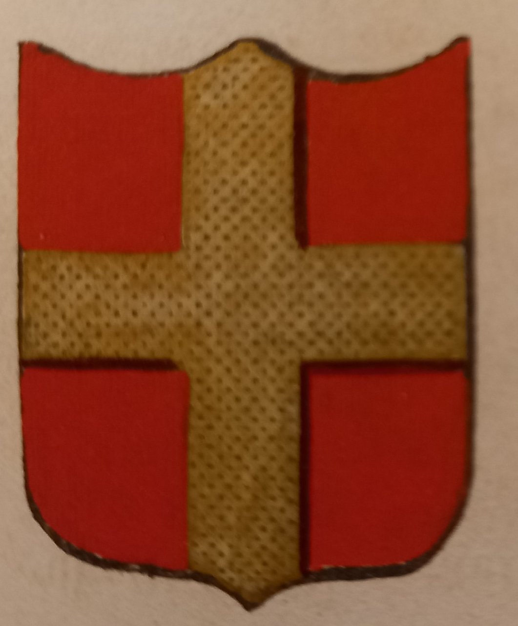 ROMETTA (ME). Stemma miniato. 2 pagg. di testo.