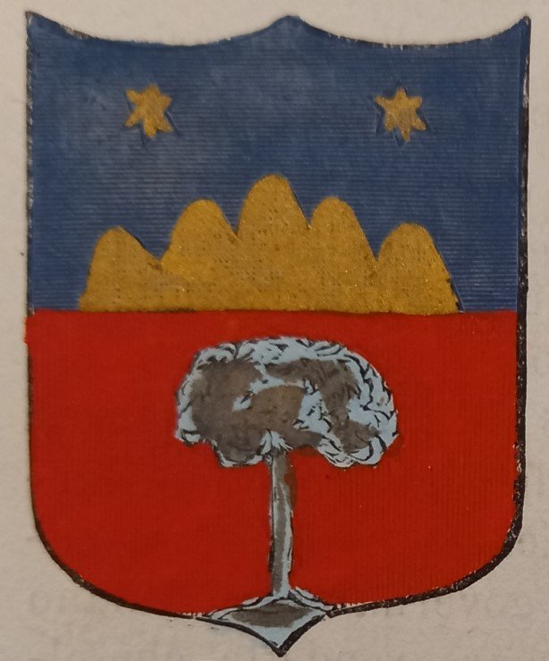 SACCO (SA). Stemma miniato. 2 pagg. di testo. | Immagine principale