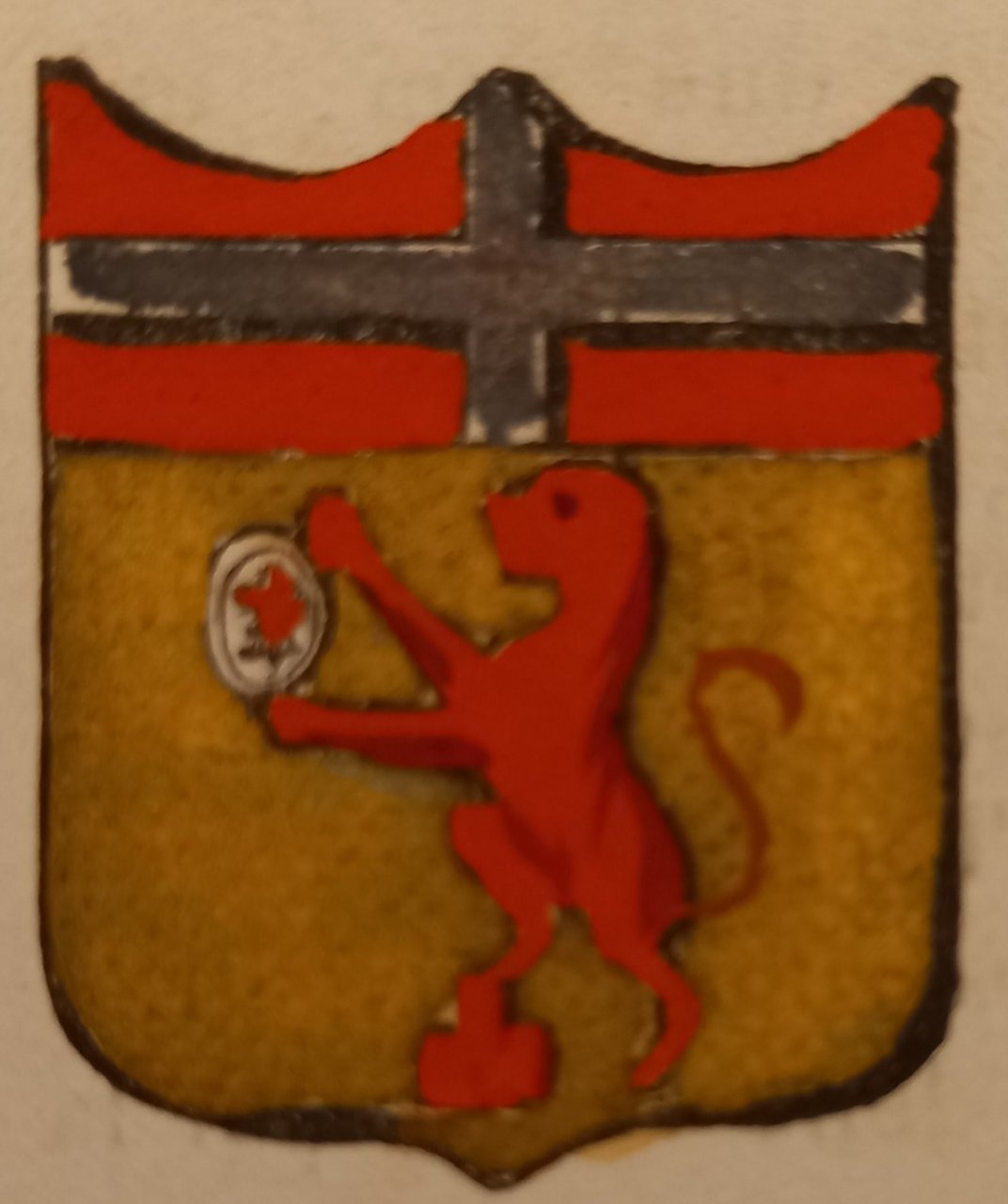 TALLA (AR). Stemma miniato. 2 pagg. di testo. | Immagine principale