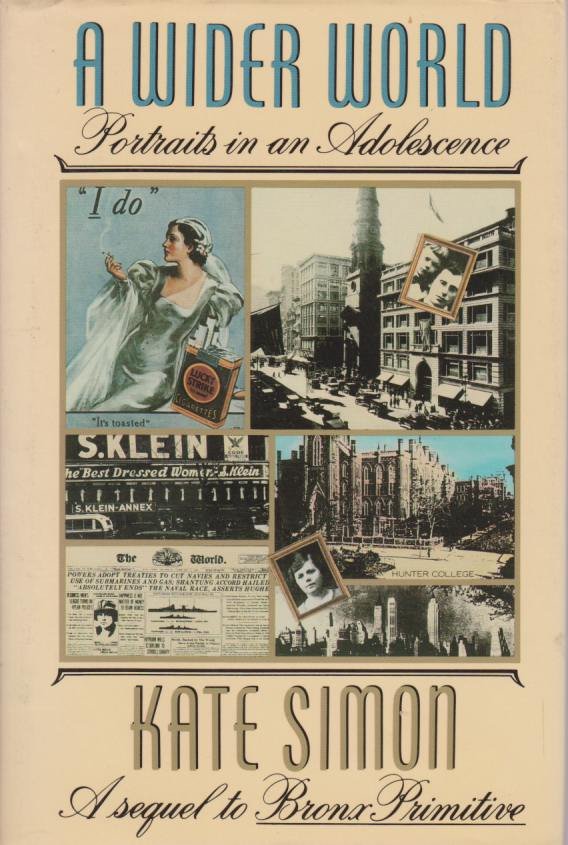 A WIDER WORLD Portraits in an Adolescence