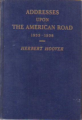 ADDESSES UPON THE AMERICAN ROAD 1933 - 1938