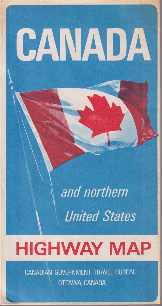 CANADA AND NORTHERN UNITED STATES HIGHWAY MAP