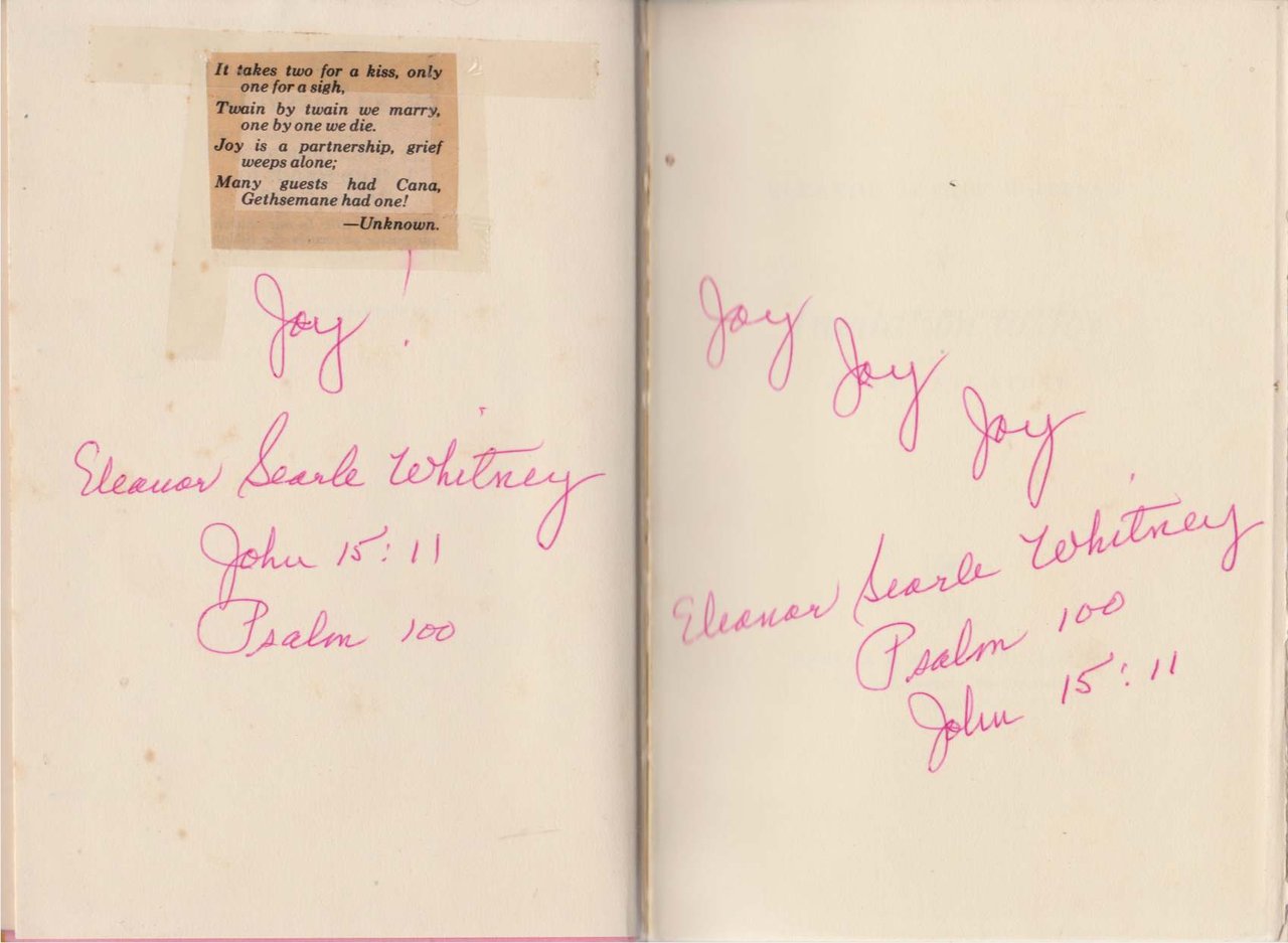 INVITATION TO JOY A Personal Story