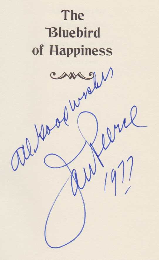 THE BLUEBIRD OF HAPPINESS The Memoirs of Jan Peerce