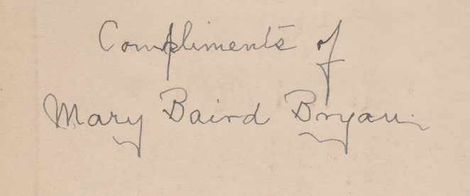 THE MEMOIRS OF WILLIAM JENNINGS BRYAN