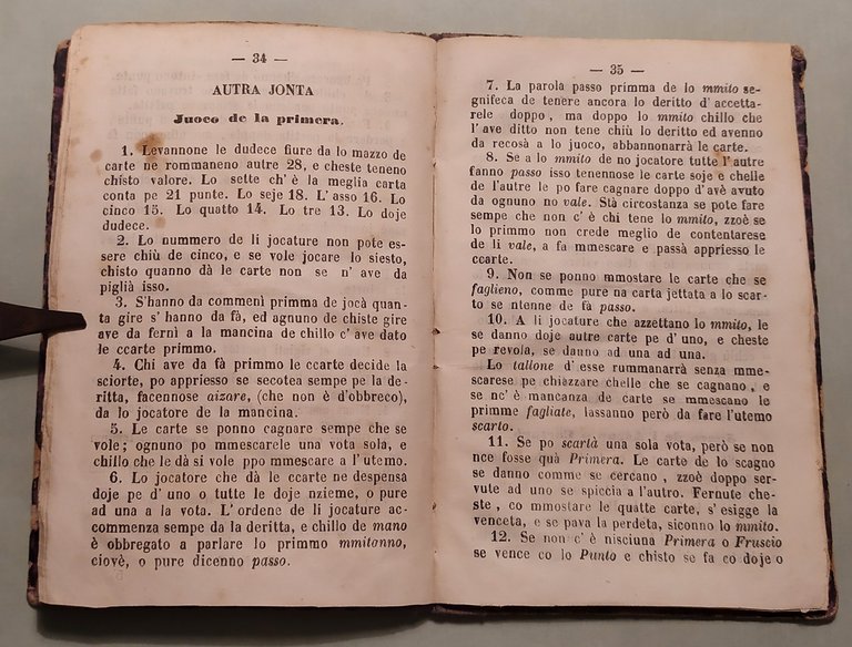 Revole de jocare e pavare lo mediatore e tressette de …