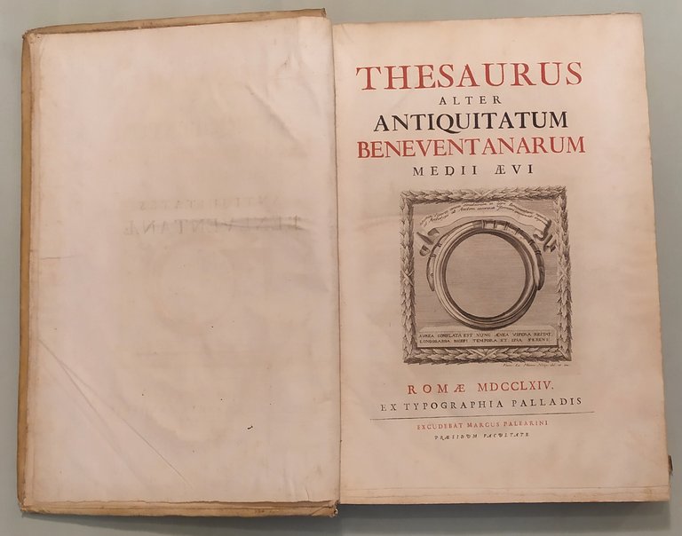 Thesaurus Antiquitatum Beneventanarum.