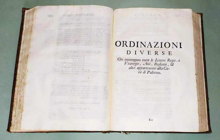 Capitoli, Ordinazioni, Lettere et Atti Regj e Viceregj diversi della …