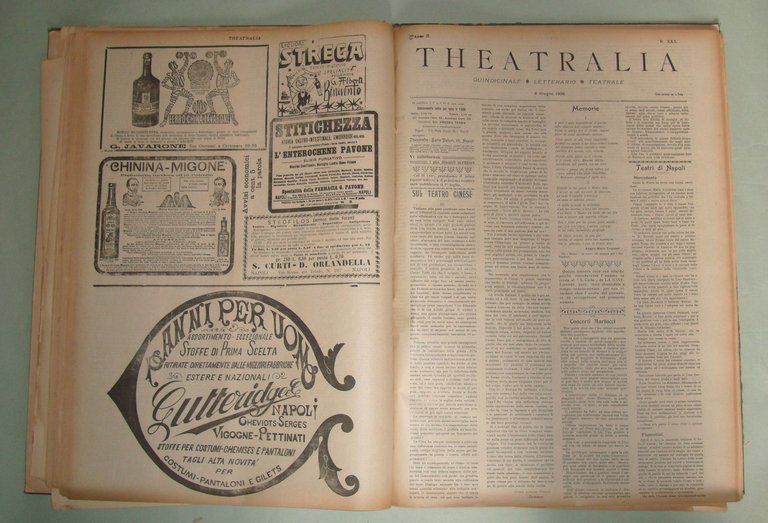 Theatralia. Quindicinale letterario teatrale. 1907-1909.