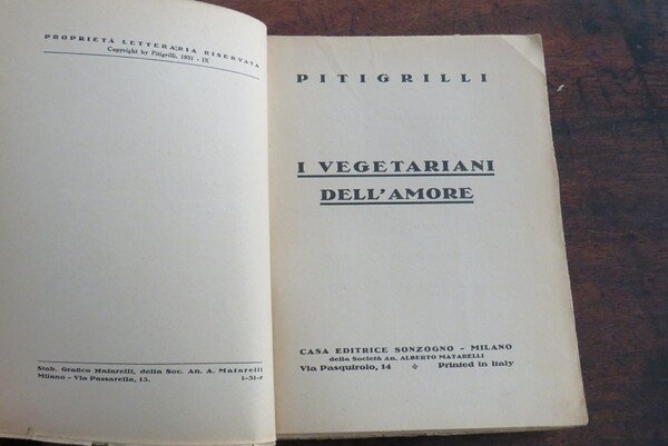 I vegetariani dell'amore.