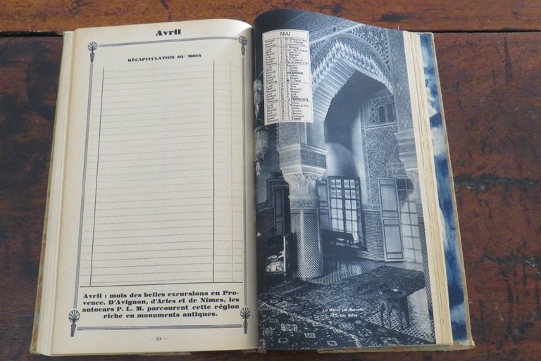 Agenda PLM 1931. Exposition Coloniale de Paris.