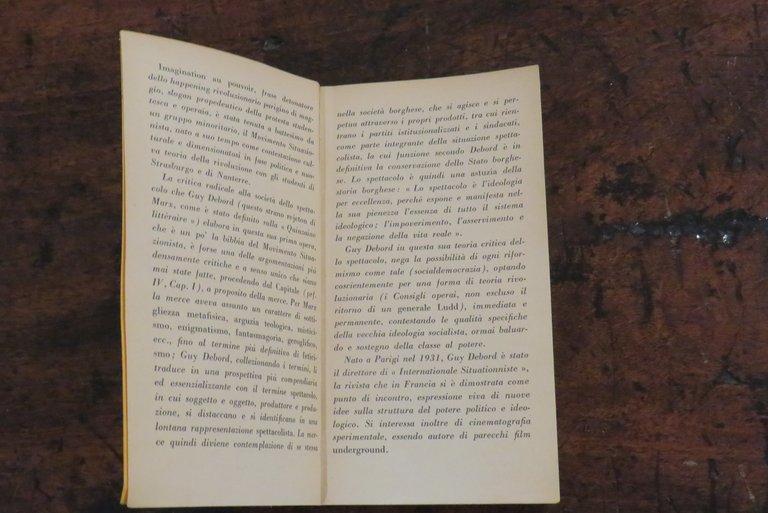 La società dello spettacolo.