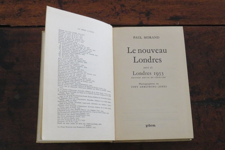 Le nouveau Londres suivi de Londres 1933. Edition revue et …