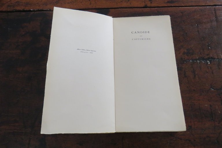 Voltaire, Candide ou L’Optimisme. Texte revu par Robert Brun.