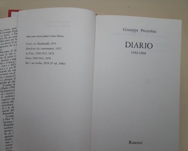 DIARIO 1942 - 1968 (1980)