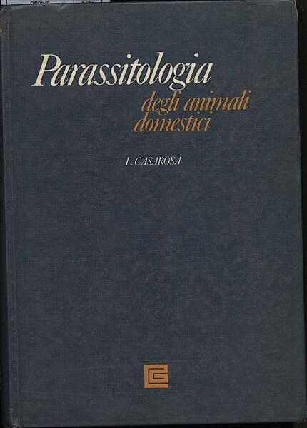 PARASSITOLOGIA DEGLI ANIMALI DOMESTICI | Immagine principale
