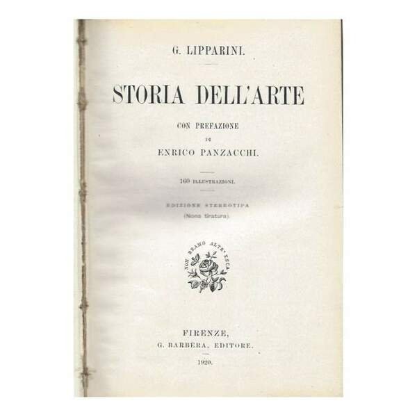 STORIA DELL'ARTE