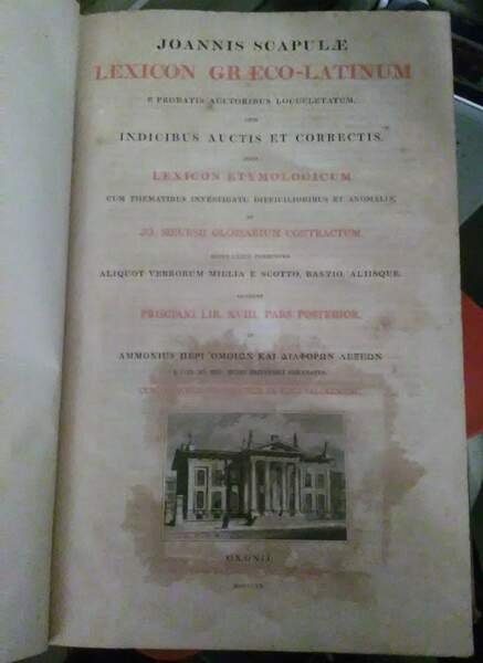 LEXICON GRAECO-LATINUM e probatis auctoribus locupletatum, cum indicibus auctis et … | Immagine principale