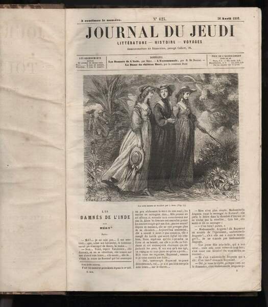 JOURNAL DU JEUDI LITTERATURE - HISTOIRE - VOYAGES avril 1866 … | Immagine Gallery 2