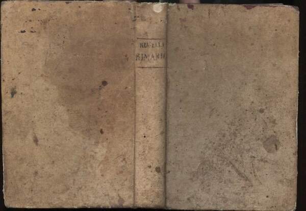 IL RIMARIO DEL SIGNOR GIROLAMO RUSCELLI(1820) | Immagine Gallery 2