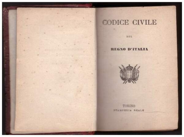 CODICE CIVILE DEL REGNO D'ITALIA (1865) | Immagine Gallery 13