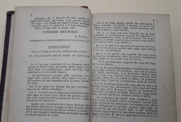 CODICE CIVILE DEL REGNO D'ITALIA (1865) | Immagine Gallery 6