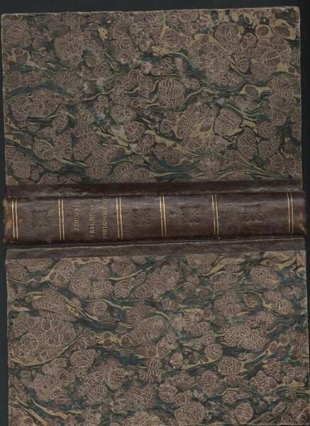 FRAGMENS PHILOSOPHIQUES(1833)