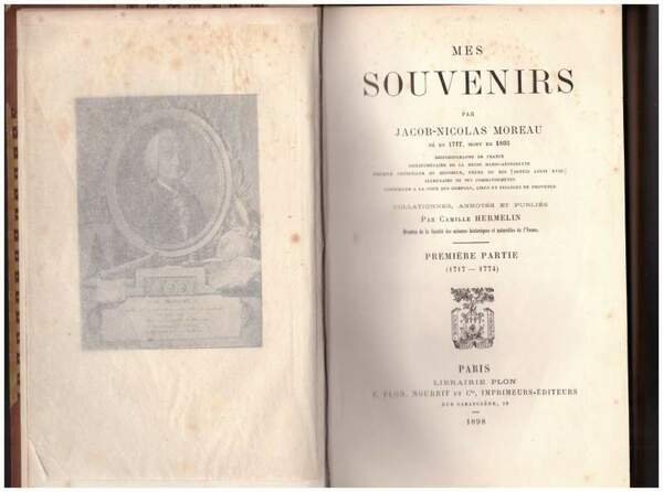 MES SOUVENIRS première partie (1898)