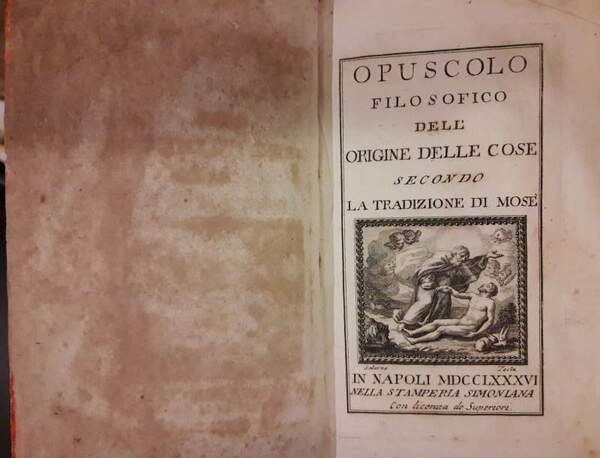 OPUSCOLO FILOSOFICO DELL' ORIGINE DELLE COSE secondo la tradizione di … | Immagine Gallery 2