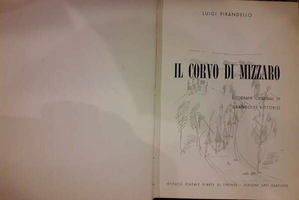 IL CORVO DI MIZZARO-Litografie originali di Grandolfi Vittorio(S.D.)
