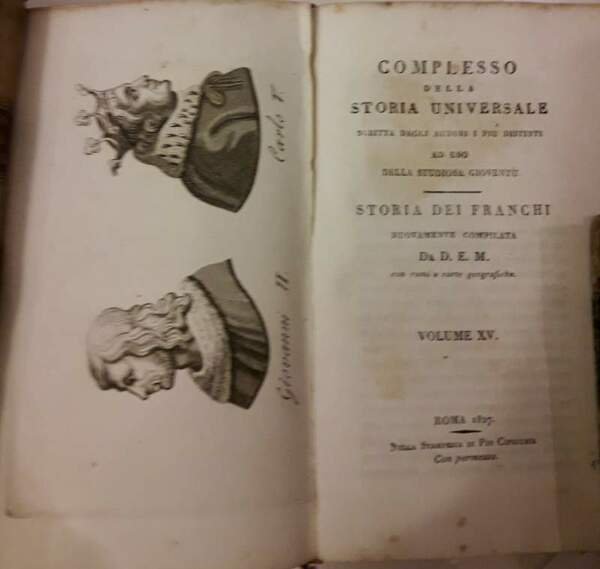 COMPLESSO DELLA STORIA UNIVERSALE scritta dagli autori i piu' distinti …