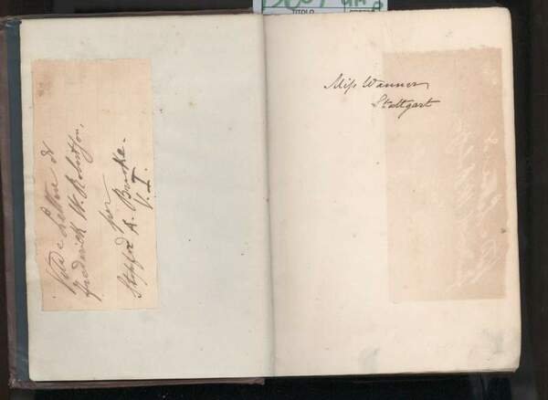 LIFE AND LETTERS (1866)