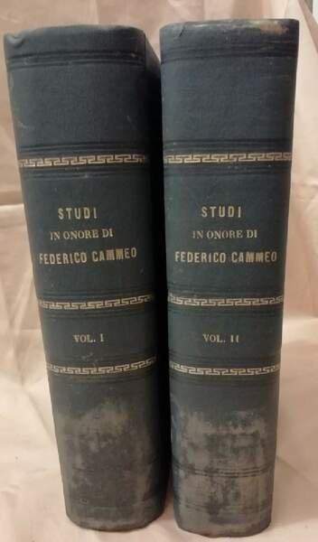 STUDI IN ONORE DI FEDERICO CAMMEO 2 VOLL. (1933) | Immagine Gallery 4