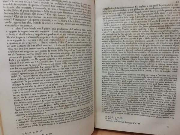 DEGLI ERRORI FILOSOFICI DI ANTONIO ROSMINI Vol. II (1845) | Immagine Gallery 7